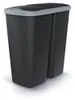 Abfallbehälter Prosperplast COMPACTA Q DUO, 45 l schwarz Produktbild-Vorschau 1