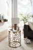 FineBuy Table d'appoint Véritable marbre blanc 44x44x55 cm Voir les images du produit 2