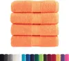 vidaXL Premium Waschhandtücher SOLUND 4 Stück Orange 30x30 Produktbild-Vorschau 1