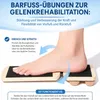 Balance Board Holz Fußtrainer Knöchel Trainer Rutschfest Produktbild-Vorschau 2