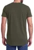 Mivaro Herren T-Shirt extra lang Olivgrün XXL - Longshirt Produktbild-Vorschau 5