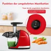 AMZCHEF Entsafter für Gemüse und Obst, Slow Juicer,  Produktbild-Vorschau 7