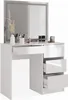 Coiffeuse Vicco Sherry Blanc Haute brillance 90cm avec Voir les images du produit 7