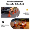 Cône de signalisation Wiltec pliable en 4 parties, 45 cm, Voir les images du produit 4