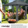 TecTake 403269, Šedá, Tmavě šeda, Polyester, Kov, Plast Náhled obrázku produktu 8