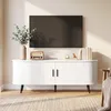 Meuble TV BEALIFE, 145x40x55 cm, avec 2 volets roulants | Voir les images du produit 1