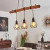 Porzus »Porzus« 3-flammige Hängelampe aus Metall/Holz in Produktbild-Vorschau 9