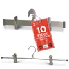 MAWA Kleiderbügel mit Clips, 10er-Set, rutschfest, 40 cm, Produktbild-Vorschau 1