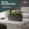 XL Pflanzkasten „Millennium“ 59x25x23 cm - 23L Volumen - Produktbild-Vorschau 3