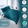 Bettwäsche 155x220 cm Baumwolle Satin Damast Set Gestreift Produktbild-Vorschau 3