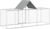 vidaXL Hühnerstall 3x1x1,5 m Verzinkter Stahl Produktbild-Vorschau 4