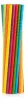 250 Papier Trinkhalme in Regebogen Farben knickbar 6mm/20cm Produktbild-Vorschau 1