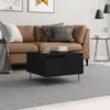 vidaXL Couchtisch Schwarz 55x55x36,5 cm Holzwerkstoff Produktbild-Vorschau 2