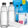 Bouteilles en verre SodaStream DUO 1L Set de 2 pièces, y Voir les images du produit 1