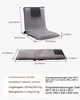 Silla de meditación VEVOR, con 6 ajustes de altura, silla Vista previa de la imagen del producto 7
