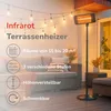 alpina Infrarotheizung Standgerät Terrassenheizer 2000W 3 Produktbild-Vorschau 2