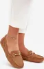 Damen Mokassins Mit Ausschnitten Und Dekoration Camel Produktbild-Vorschau 10