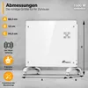 TRESKO® Elektroheizung Weiß 1500W inkl. WiFi & APP Produktbild-Vorschau 7