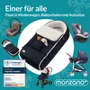 MONZANA® Fußsack Kinderwagen & Buggy – Kuscheliger Produktbild-Vorschau 7