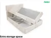 MEBLINI Boxspringbett mit Bettkasten - 180x220 - H3/Creme Produktbild-Vorschau 5