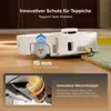 Roborock Qrevo Curv 2 FlowX Robot Aspirapolvere e Anteprima dell’immagine prodotto 9