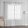 Joyswahl Gardinen 145x140cm Ösen Vorhang Voile Ausbrenner Produktbild-Vorschau 2