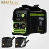 A professional studio shot of a Kraft&Dele welding machine with accessories. Produktbild-Vorschau