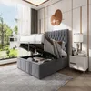 Letto imbottito con contenitore, dimensioni 180x200 cm, Anteprima dell’immagine prodotto 5
