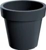 Prosperplast Blumentopf LOFLY aus Kunststoff, Anthrazit, Ø Produktbild-Vorschau 1