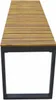 Gartenbank aus Akazienholz, ca. 130 x 35 x 45 cm Produktbild-Vorschau 5