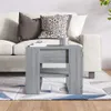 The Living Store Couchtisch Grau Sonoma 55,5x55x45 cm Produktbild-Vorschau 6