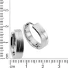 Uni Ohrringe Edelstahl Edelstahl glanz/matt 18mm Produktbild-Vorschau 5