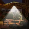 An outdoor patio scene at night, illuminated by umbrella lights. Produktbild-Vorschau