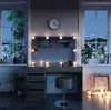 Toaletní stolek Vicco Sherry Šedá 120 cm s osvětlením LED a Náhled obrázku produktu 4