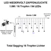 Schneeflocke Lichterkette 94LEDs Lichtervorhang Bunt Innen Produktbild-Vorschau 5