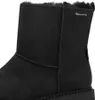 A close-up view of a black boot. Produktbild-Vorschau