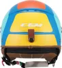 Casco Jet CGM 191G PIX SPRINT Celeste Blu Arancione Opaco Anteprima dell’immagine prodotto 3