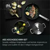 AEG Set di Pentole A3SS Padella 3 Pezzi in Acciaio Inox Anteprima dell’immagine prodotto 7