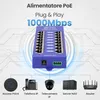 Extralink Iniettore PoE 8 Porte Gigabit, 8x RJ45 1000 Anteprima dell’immagine prodotto 3