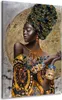 Wandbild Leinwandbild afrikanische Frau wunderschön Colour Produktbild-Vorschau 1