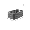 ROTHO boîte de rangement COUNTRY A5 /6L - anthracite Voir les images du produit 5