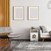 Armoire pour chat blanche avec étagère Voir les images du produit 2
