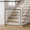 Treppenschutzgitter für Breiten 82-89cm, Türschutzgitter Produktbild-Vorschau 7