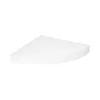A white corner shelf is shown against a white background. Náhled obrázku produktu