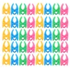 40 clips de fixation en silicone colorés pour accessoires Voir les images du produit 3