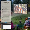 tectake Beamer-Leinwand mit Stativ 60 Zoll 152cm Diagonale Produktbild-Vorschau 2