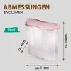 Gewürzdosen 300ml  8er Pack - Rosa - Aufbewahrungsboxen für Produktbild-Vorschau 2