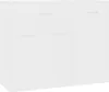 A white sideboard with drawers and doors on a white background. Anteprima dell’immagine prodotto
