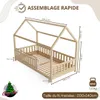Crazy Pine Lit cabane 140x200 cm - Lit d'enfant en bois Voir les images du produit 3