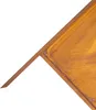 A close-up view of a rusted metal corner, likely a garden decoration. Produktbild-Vorschau